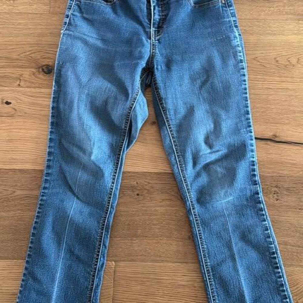 C&C Denim Women's Petite Bootcut Jeans Size 6P Blue Denim